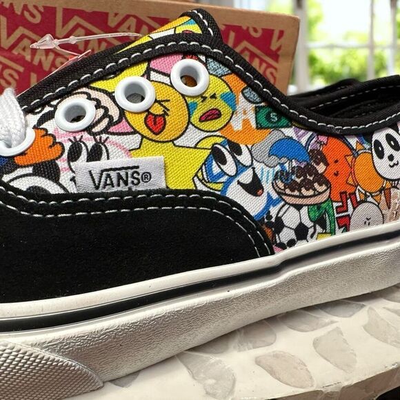 Vans x atmos Authentic "Emoji" Unisex Size 4 Men’s Women’s 5.5 – Rare Collab, Ne - Picture 7 of 13